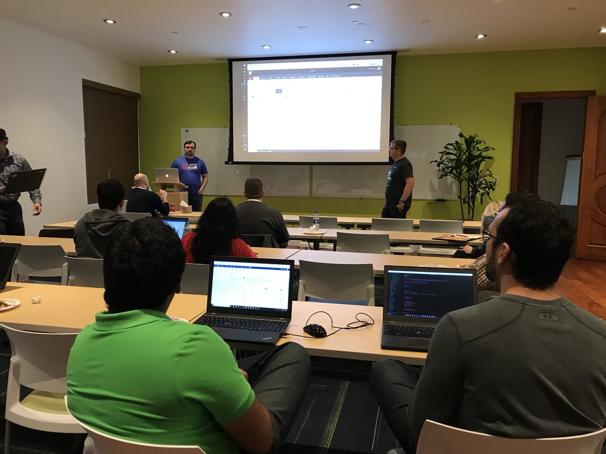 XingHL's tweet photo. Thank you so much @alexshyba &amp; @larsbirkholm for presenting in Sacramento Sitecore User Group tonight 😄🙌 #sitecore @Sitecore https://t.co/YgkipdPiuR