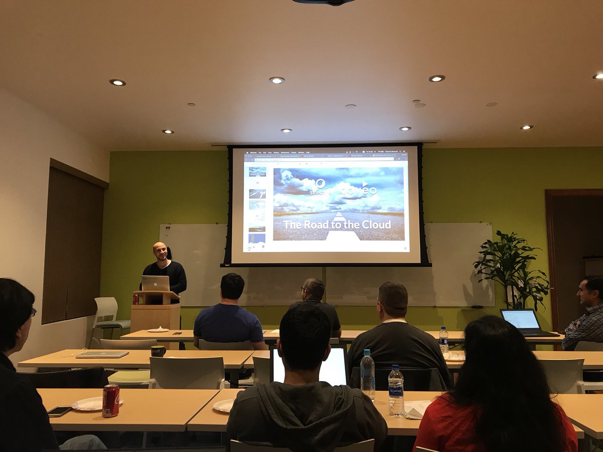 XingHL's tweet photo. And thank you so much @coveo @VincentBernard_ @itinocom for presenting in the Coveo cloud at Sacramento Sitecore User Group today 😄🙌 so much fun hanging out with the Coveo team today :) #coveo https://t.co/vHp02Zw9u3