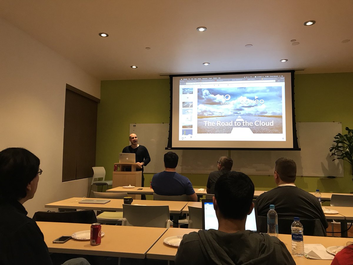 XingHL's tweet photo. And thank you so much @coveo @VincentBernard_ @itinocom for presenting in the Coveo cloud at Sacramento Sitecore User Group today 😄🙌 so much fun hanging out with the Coveo team today :) #coveo https://t.co/vHp02Zw9u3