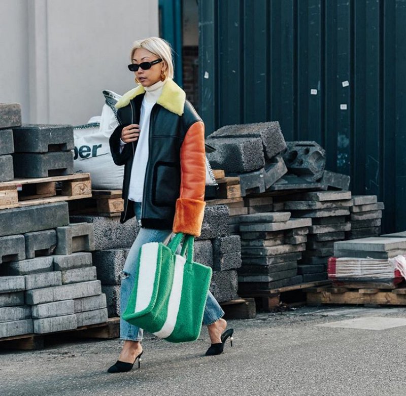 Perfect color blocking via <a href="/BritishVogue/">British Vogue</a> 
#ootd