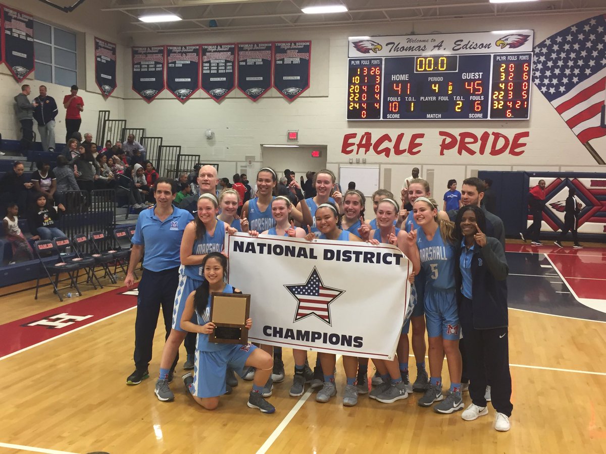 hbsondel's tweet photo. Congratulations Marshall Girls on winning the National District Championship!  It was an awesome game!  @MStatesmen @GCMsports1 https://t.co/Zx5SizhXgA