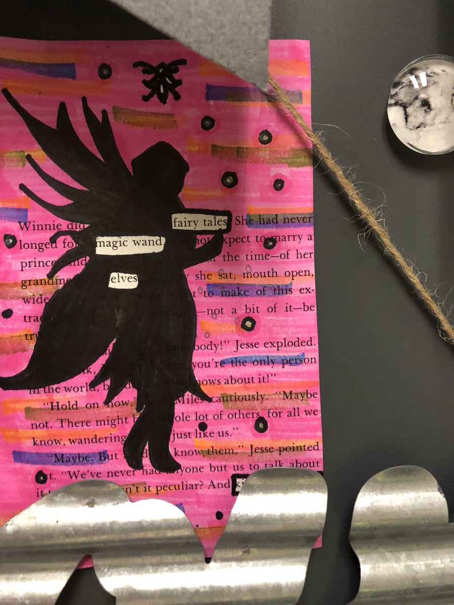 ESchmidt_Math's tweet photo. Awesome Blackout Poetry in Mrs. Ripple’s class @Creekside_Int https://t.co/9UHChKCx0e