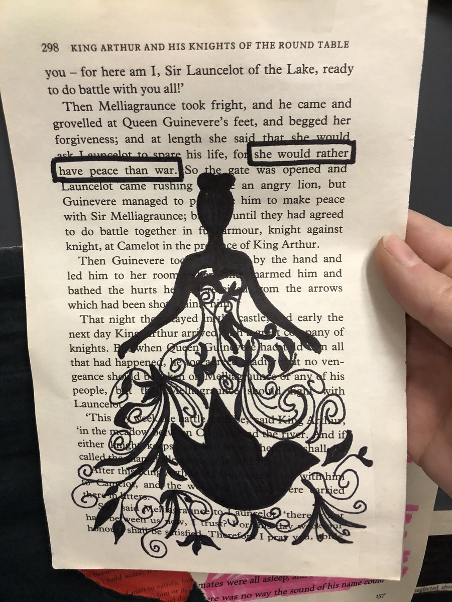 ESchmidt_Math's tweet photo. Awesome Blackout Poetry in Mrs. Ripple’s class @Creekside_Int https://t.co/9UHChKCx0e