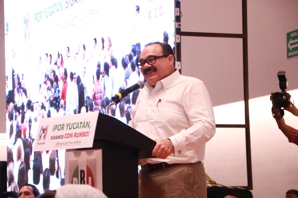 jc_ramirezmarin's tweet photo. Un honor haber sido ratificado como candidato al @senadomexicano por mi partido, trabajaré para que Yucatán esté con ventaja en todos los sitios donde haya oportunidad y que nuestro estado siga creciendo. https://t.co/EfQZxTakqy