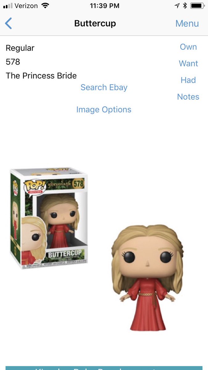 toycollectorapp's tweet photo. Thanks to @punproduction over 100 new @funko Pop! Added to #ToyCollectorApp https://t.co/cM7400mfh9 finally #theprincessbride !! https://t.co/v4rg2Hur2H