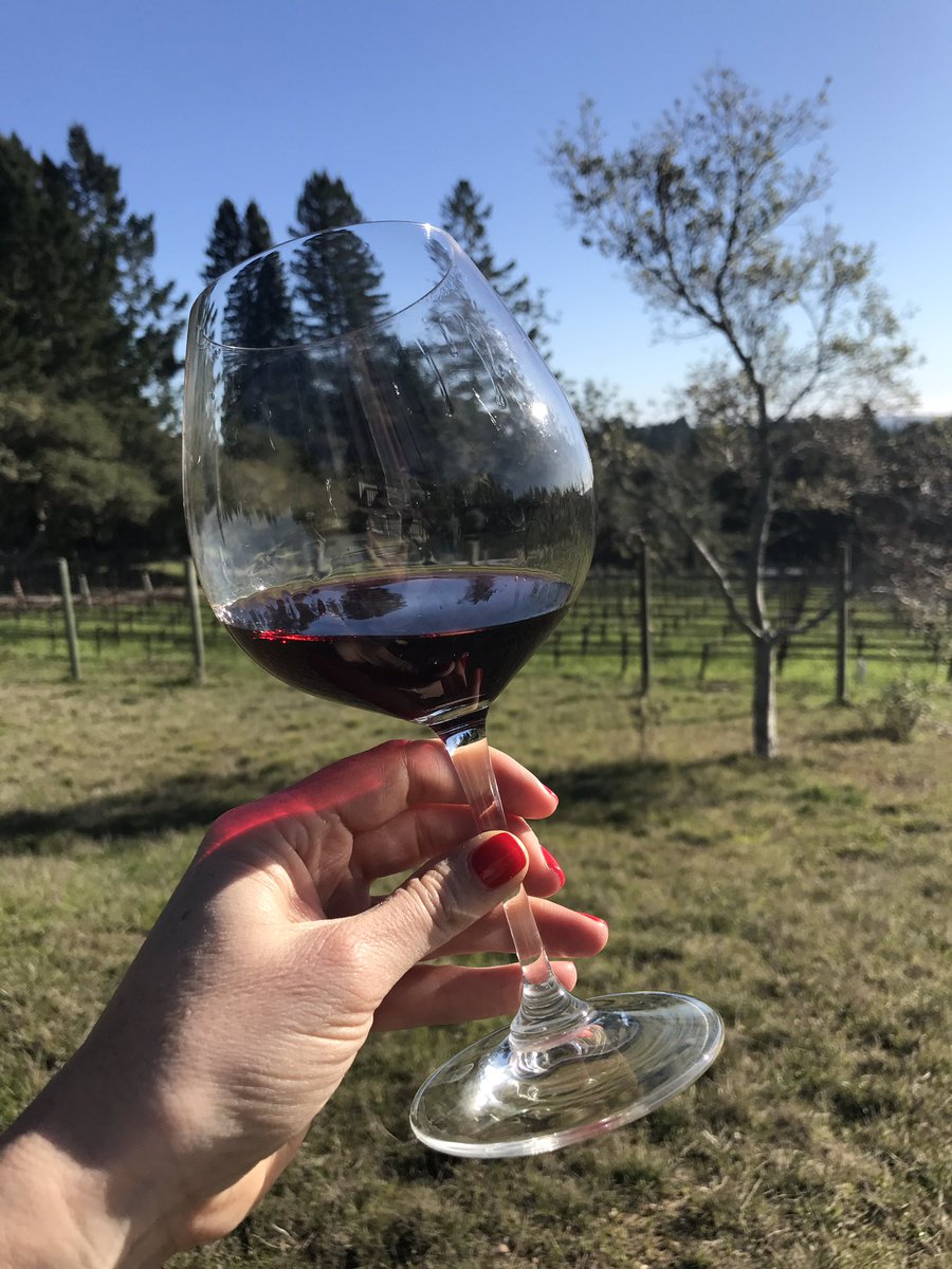 Friday fun #wine tasting with talented #winemaker Ross Cobb <a href="/CobbWines/">Ross Cobb</a>. This #Sonoma Coast vineyard is stunning so are his wines #winery #sonoma #winemaker