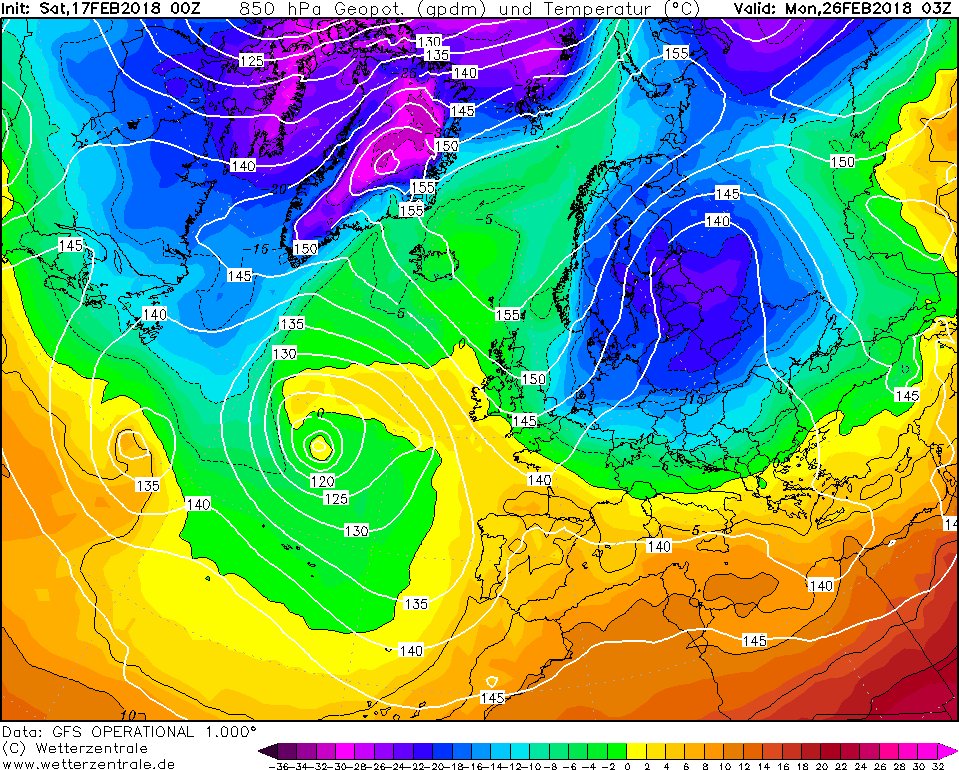 Weerprimeur's tweet photo. Wat een intense bak met massieve diepvrieskoude ligt er voor ons klaar rond 25 #februari. Kans nadien op sublieme retrogressie van de blokkering en Groenlandaspiraties, bakken met #sneeuw incluis. Doet denken aan grote winters! https://t.co/jyGK8XmiI3