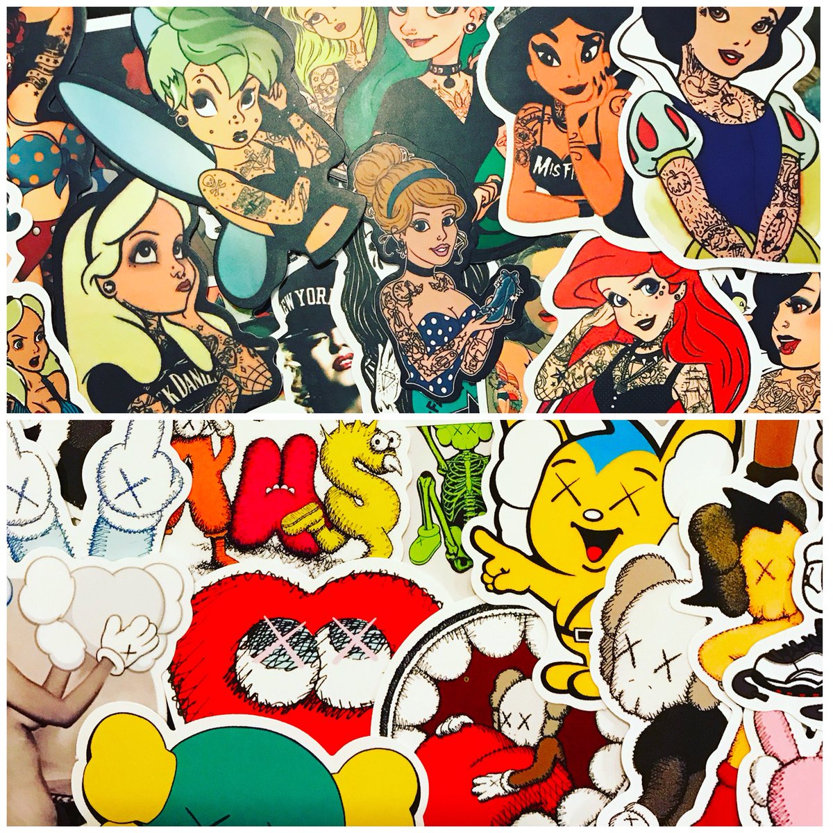 ট ইট র Taffee Sticker 大量追加 人気のキャラクター物や パロディ コラージュ物がたくさん Taffee 宮崎 古着 ステッカー コラージュ パロディ デコ アレンジ