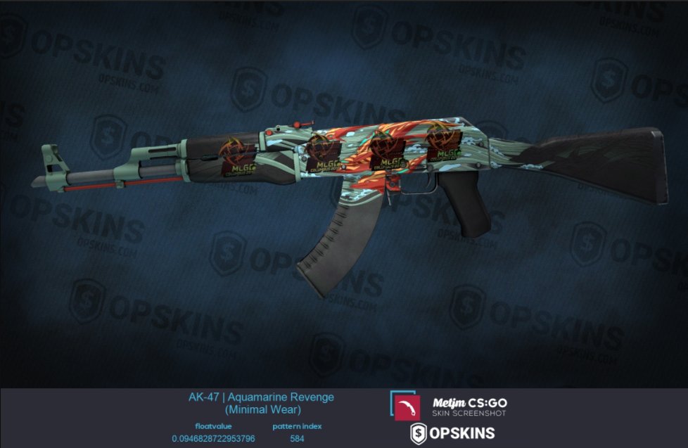 TheDaniel3131's tweet photo. 🎁($30) AK-47 | Aquamarine Revenge🎁 

★RT + Tag A Friend🔥
★Follow @TheDaniel3131💙 
★Follow @ArmadaGG💙

ENDS 5 DAYS🎉 

#CSGOgiveaway https://t.co/9js2IdEiV5