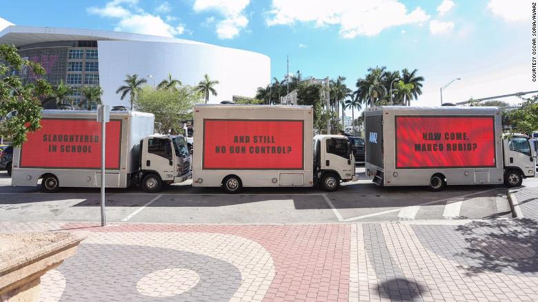 CNN's tweet image. 3 billboards near Miami are trolling Sen. Marco Rubio after the Florida school shooting cnn.it/2EyNmoT