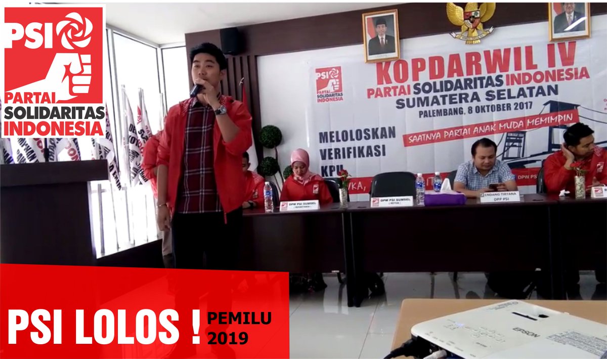 PSISUMSEL's tweet photo. Untuk Semua Pengurus Partai Solidaritas Indonesia Yang Sudah Bekerja Keras dan Mencurahkan Fokus dan Tenaga Demi Cita-cita Meloloskan PSI dan Mencetak Sejarah Lembaran Baru Dimana Anak-anak Muda Akan Berpartisipasi Langsung Membuat INDONESIA lebih Baik Lagi. 
#psilolos2019 https://t.co/obWOLnR5XZ