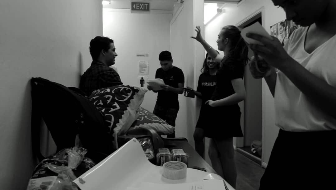 DistantTape's tweet image. Keep your eyes peeled mid-next week for Glass House's first film! 
In the meantime, here are some BTS shots courtesy of instagram.com/tegan_arts/