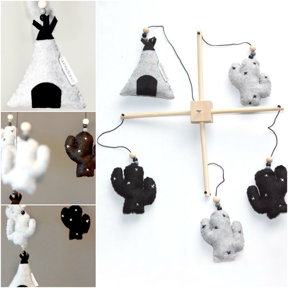 Woodland_Tale's tweet photo. #woodlandtalebrand #woodlandtaleclothing #woodlandtalestore #housewares #homedecor #babyshower #nursery #gray #nurserymobile #feltcribmobile #cotmobile #babyroomdecor #blackandgray #cactus #teepee #teepees #scabdinaviandesign #madeinnetherlands #felt #woodentoys #babymobile https://t.co/wGlNYxH0Ey