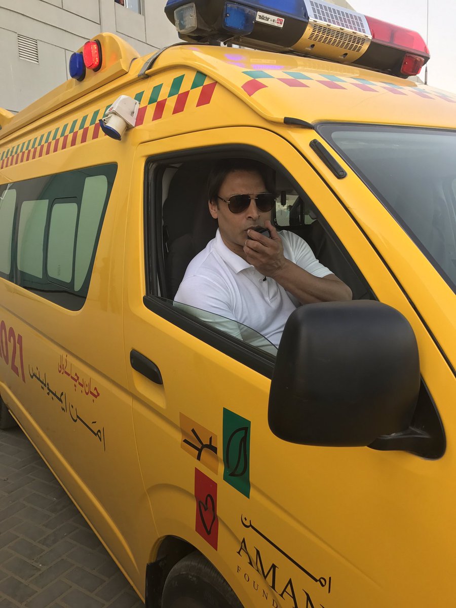 AhmadJalal_1's tweet photo. @shoaib100mph @TheRealPCB Shabi Bhai: Your #AmanAmbulance will be in #PSL2018 Final #Karachi providing first line of life-saving emergency care for players, visitors. Bring cricket glory, passion back to #Pakistan 🇵🇰 Join me &amp; our Paramedics

#ShabiKiArmy #AmanExpress #shoaibakhtar @Aman_Foundation #PCB https://t.co/5UFHdEmmta