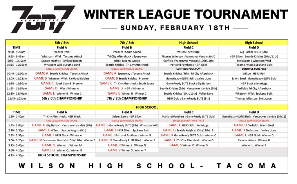 Premier7v7's tweet photo. It’s showtime starting at 9am! #premier7v7 https://t.co/1wnt7qxhF5