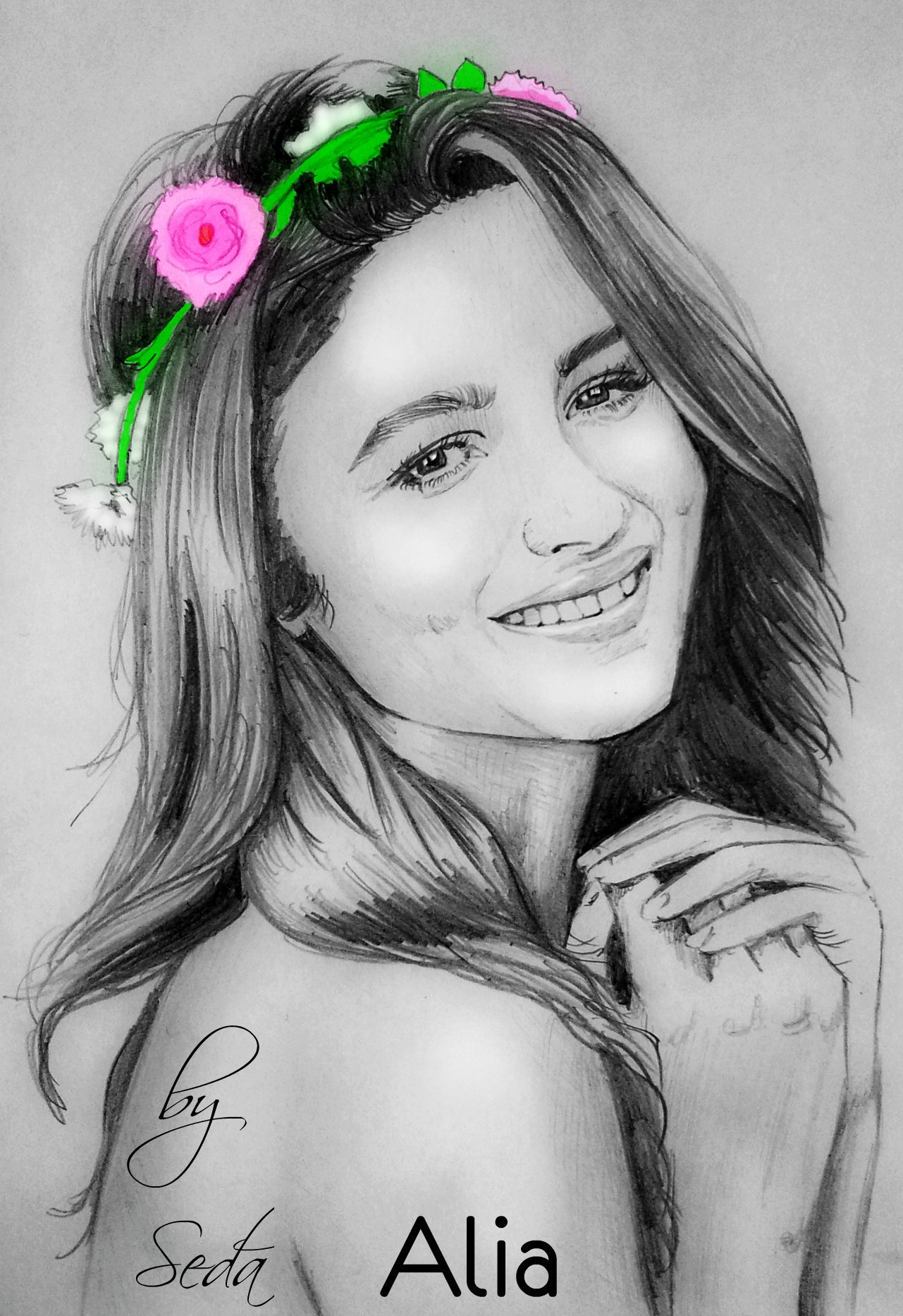 How to Draw Alia Bhatt Drawing//Alia Bhatt Outline Drawing//Pencil Drawing  Tutorial for Beginners - video Dailymotion