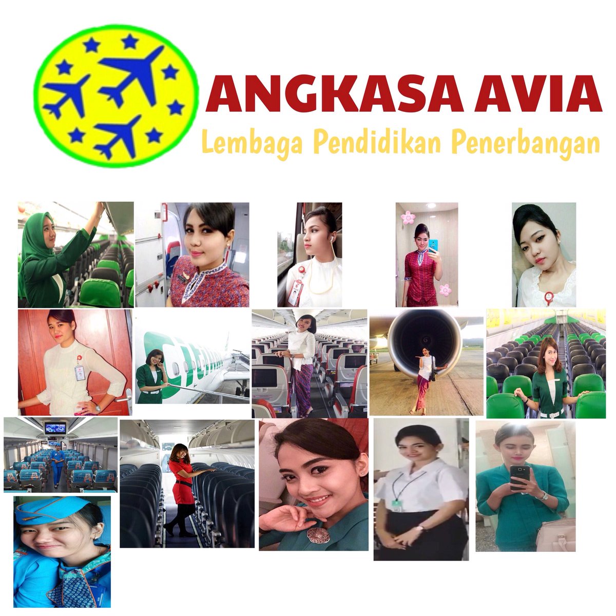 Angkasa_Avia's tweet photo. Yuk jadi pramugari! Gabung aja di ANGKASA AVIA secara gratis dan tanpa tes 😊 #sekolahpramugari #sekolahpramugara #pramugari #pramugara https://t.co/PSmMydSOZb