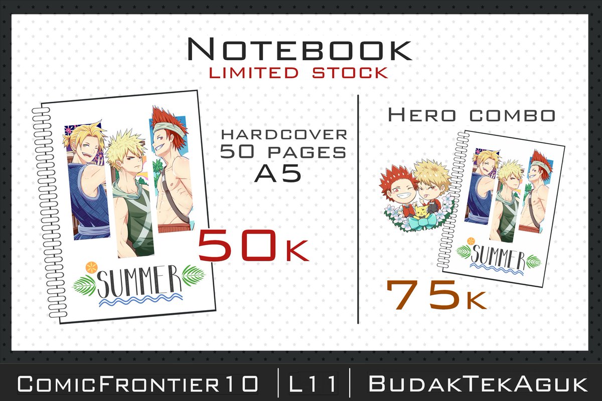 Finally done with catalog :'D #comicfrontier10 #comifuro10 #cfx #cf10