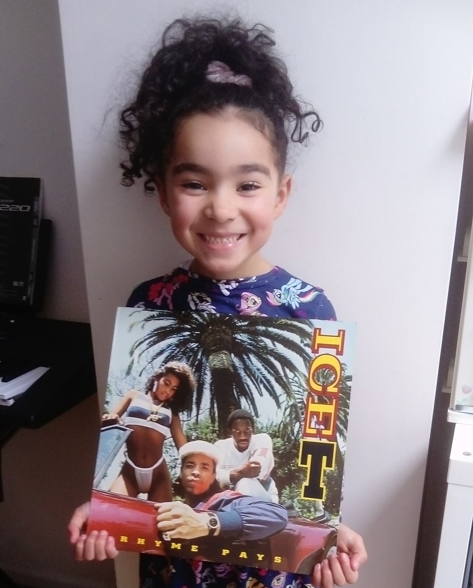 Happy 60th Bday to the OG Ice T... Absolute legend. My daughter rocking the Rhyme Pays classic. 