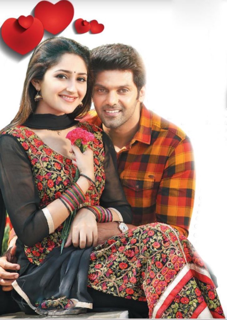 sayyeshaa's tweet photo. #Ghajinikanth with my favourite @arya_offl 💃❤️ https://t.co/PUSDgVNw6f