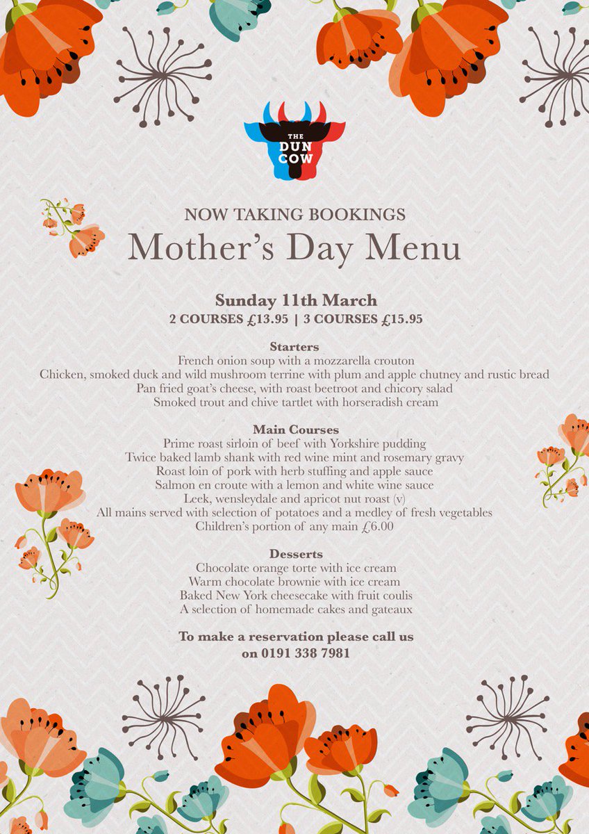 Looking for Mother's Day inspiration? Treat her to lunch with us - we're taking bookings now! 💝