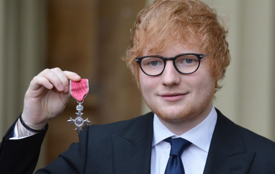 Happy birthday Ed Sheeran MBE 27 years old today 