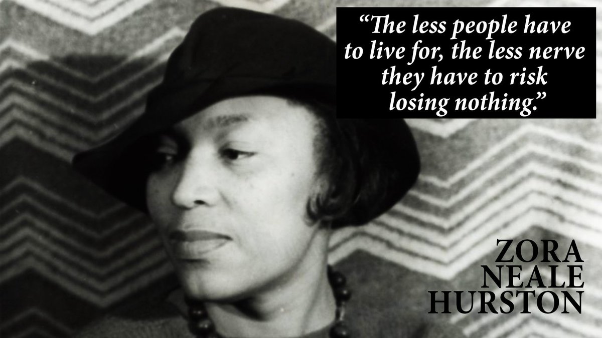 Writer and anthropologist #ZoraNealeHurston was a fixture of the #HarlemRenaissance and author of the masterwork #TheirEyesWereWatchingGod. #Showsetproductions