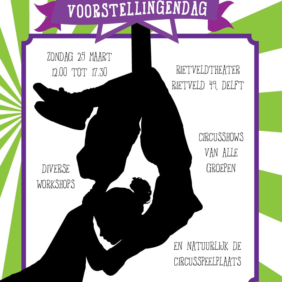 Voorstellingendag 25 maart in het <a href="/rietveldtheater/">Rietveld Theater</a> ! Komt allen!