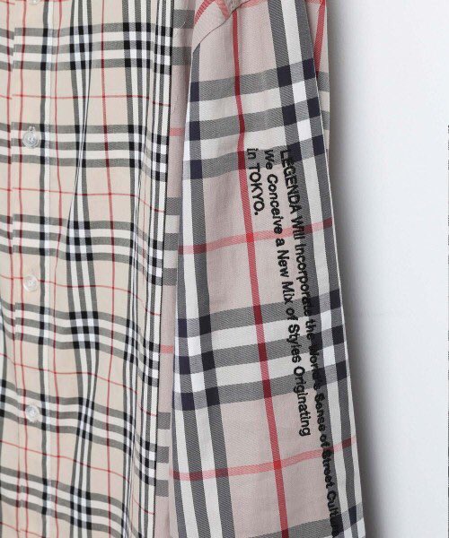 COLORS_SEIYA's tweet photo. ✨NEW ARRIVAL✨
#LEGANDA 

Switching Check オーバーサイズシャツ

3種類の異なるチェック柄を採用したデザイン。
切り替えたデザインが特徴的。
シルエットはストリート感のあるオーバーサイズ。
軽アウターとしてもインナーとしても幅広く使えるのも魅力。
ユニセックスで着用可能なアイテム。 https://t.co/UHMRLeQqL6