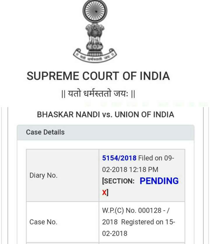 INDsubhashyadav's tweet photo. #Case_Status_Update
#Case1
#Upper_Age_Limit issue in #NEET
◆#First_Petition WP (civil) 000128/2018
with 76 Petitioners will be mentioned on Monday & is likely to be heard on Tuesday 20/02/2018
(After Monday we can still add more petitioners through IA) https://t.co/f0B17E3MPU