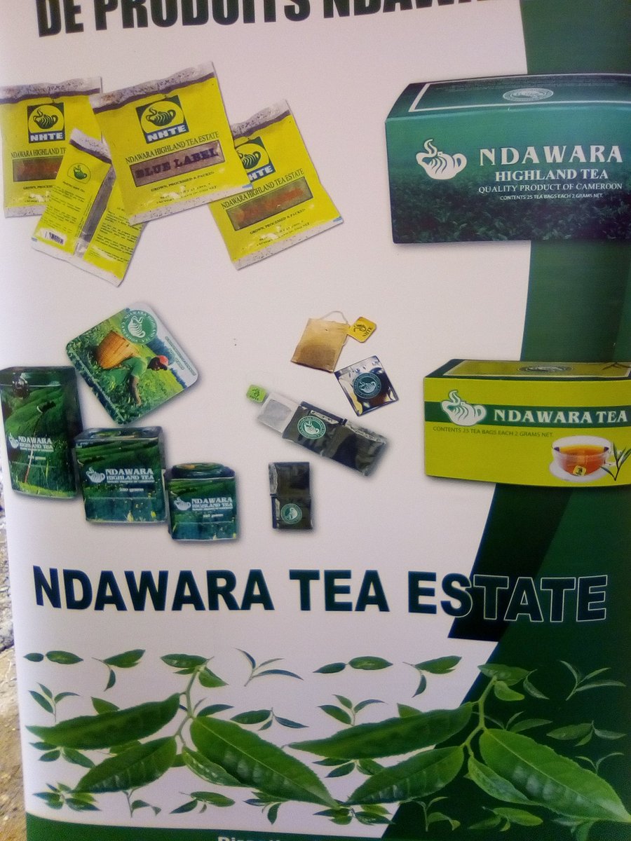 #Cameroon Tea Estates. Le produit dans ce groupe est le plus naturel en Afrique!