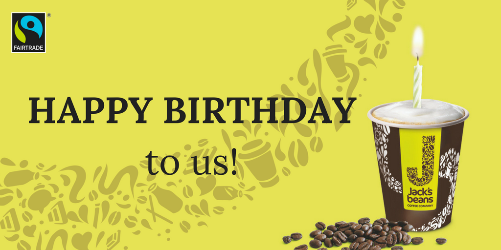 Jacks_Beans's tweet photo. Four years of great tasting coffee! #HappyBirthday to us 🎉🎈😬 #fairtrade #coffee https://t.co/Ptf8puW8R0