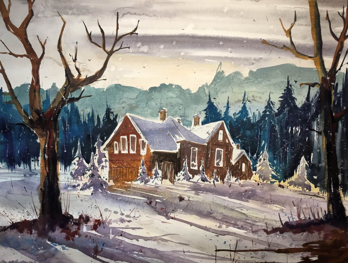 fresheasel's tweet photo. Cabin in the woods (2017) » https://t.co/tj2y1FJOKq #authentic #art https://t.co/uzgpqatGXv