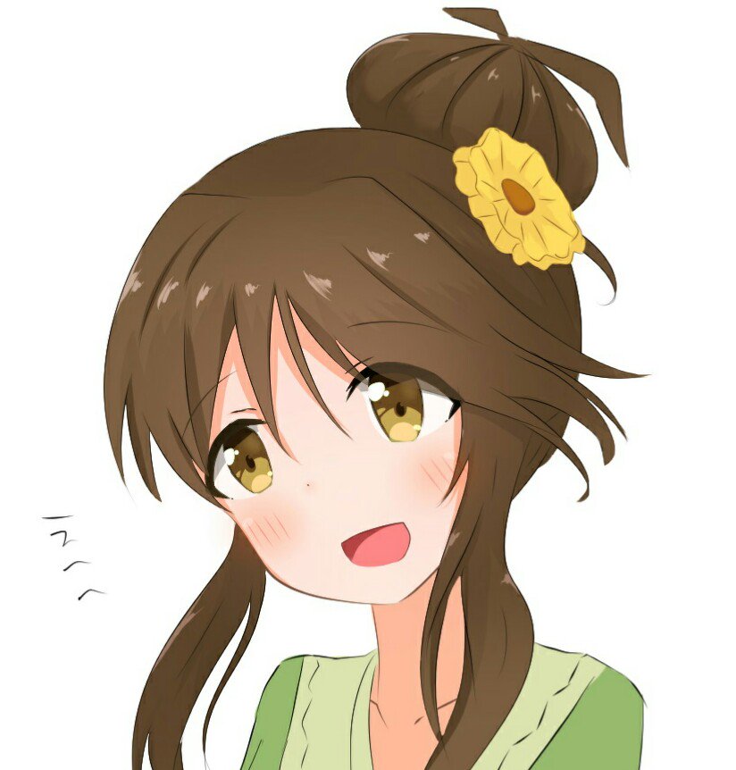 N高森藍子ちゃん描いてみました ゆるふわおだんご可愛い ゆゆゆのイラスト