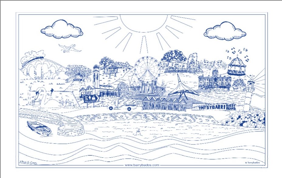 The big wheel is back, and it takes centre stage on our new tea towel! Just £4.99 each, online and in the shop! It's also available as a mug, which is in the shop now and will be online very soon!

barrybados.com/towels