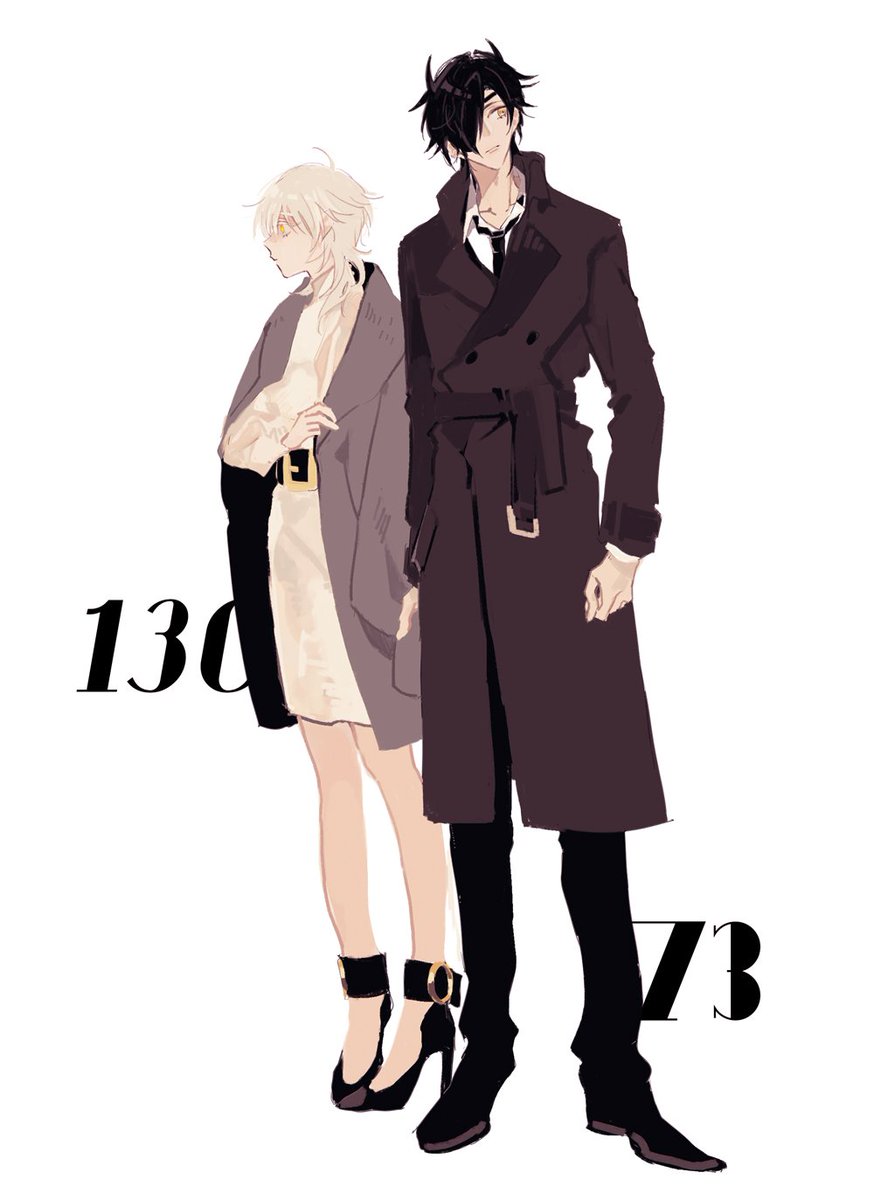 燭台切光忠(刀剣乱舞) ,鶴丸国永(刀剣乱舞) 「よっこいしょ 」|さかもとのイラスト