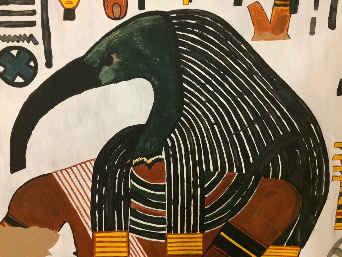 Presso il nostro stand a tourismA vi aspetta il grande Dio Thoth 
#archeologia #tourisma18 #bambini #egittologia #egitto