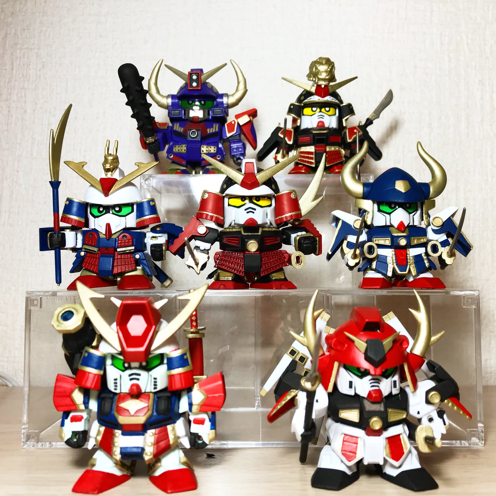 SD BB戦士 ガンプラ 光の七人衆 7点セット 送料無料 SD BB戦士 ガンプラ 光の七人衆 7点セット 送料無料