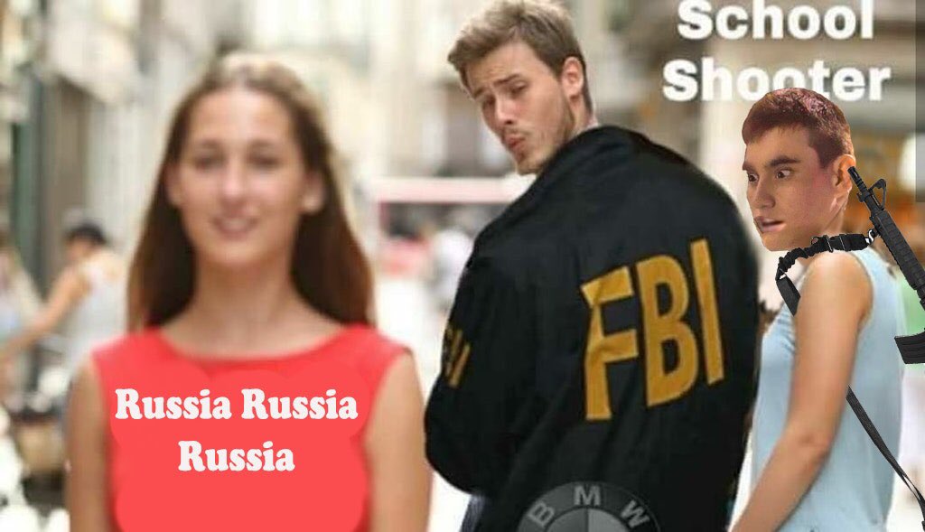 DanDayAsshole's tweet image. Every liberal who wanted the FBI focused on Russian collusion has blood on their hands. Or not. Maybe the FBI is just filled with incompetent idiots. #DouglasHighSchool #FBIfail