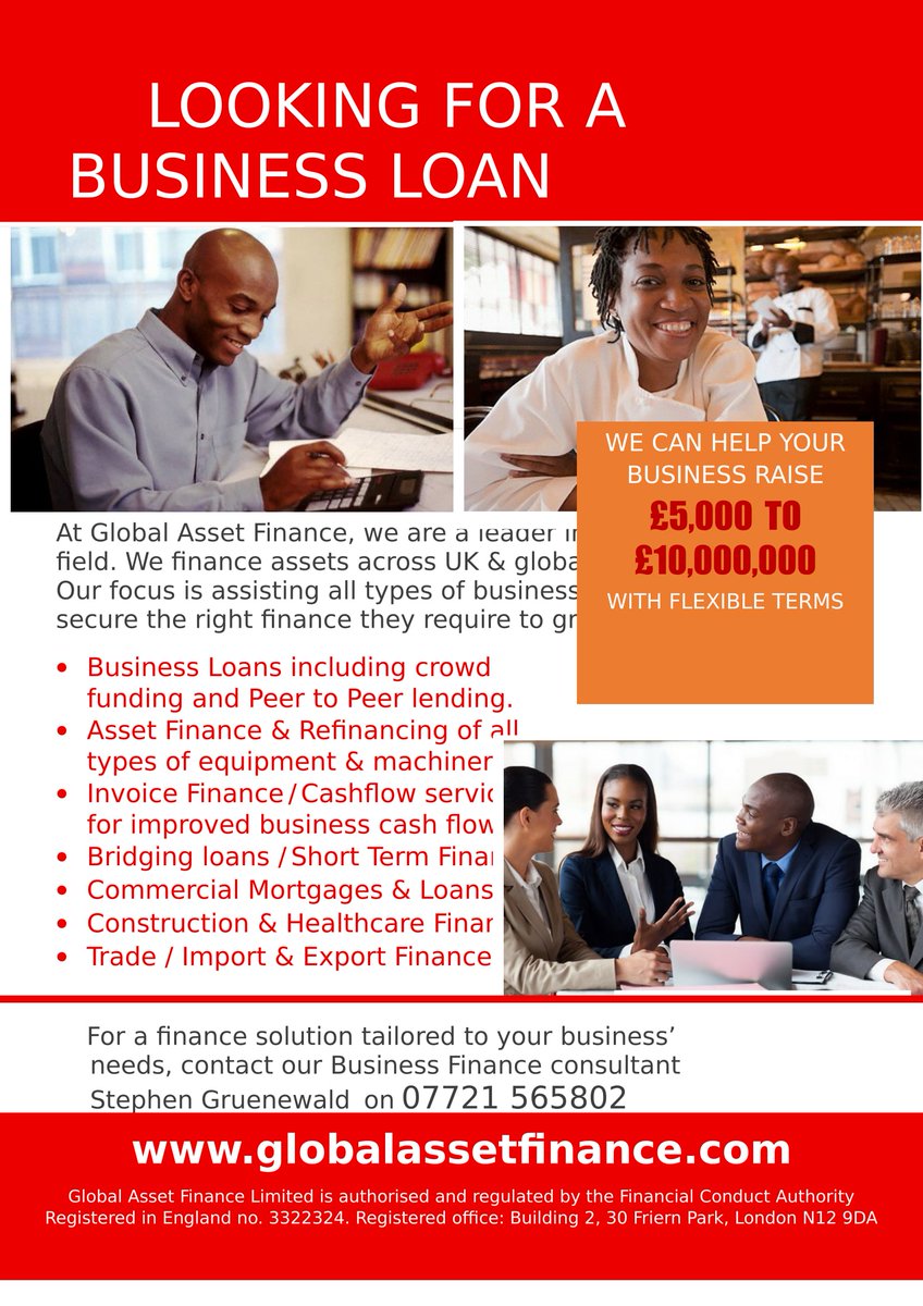 GlobalAFinance's tweet photo. @GlobalAFinance We are funding growing #UK #AltFi #FinTech #Businesses A flexible #Funding facility from £10,000 to £1 million which functions like a #BankOverdraft
https://t.co/6MxdLQgKT0
https://t.co/scqVLNTgfb
https://t.co/5IJdqAGgNm https://t.co/8kj4gTTSHq