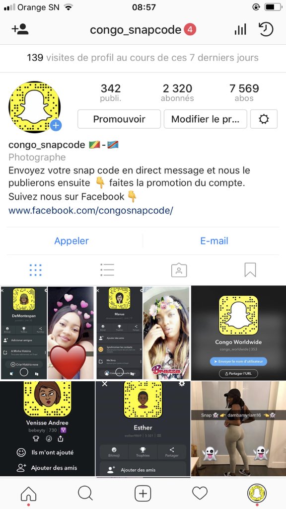 Congo_snapcode's tweet image. Follow congo_snapcode on Instagram