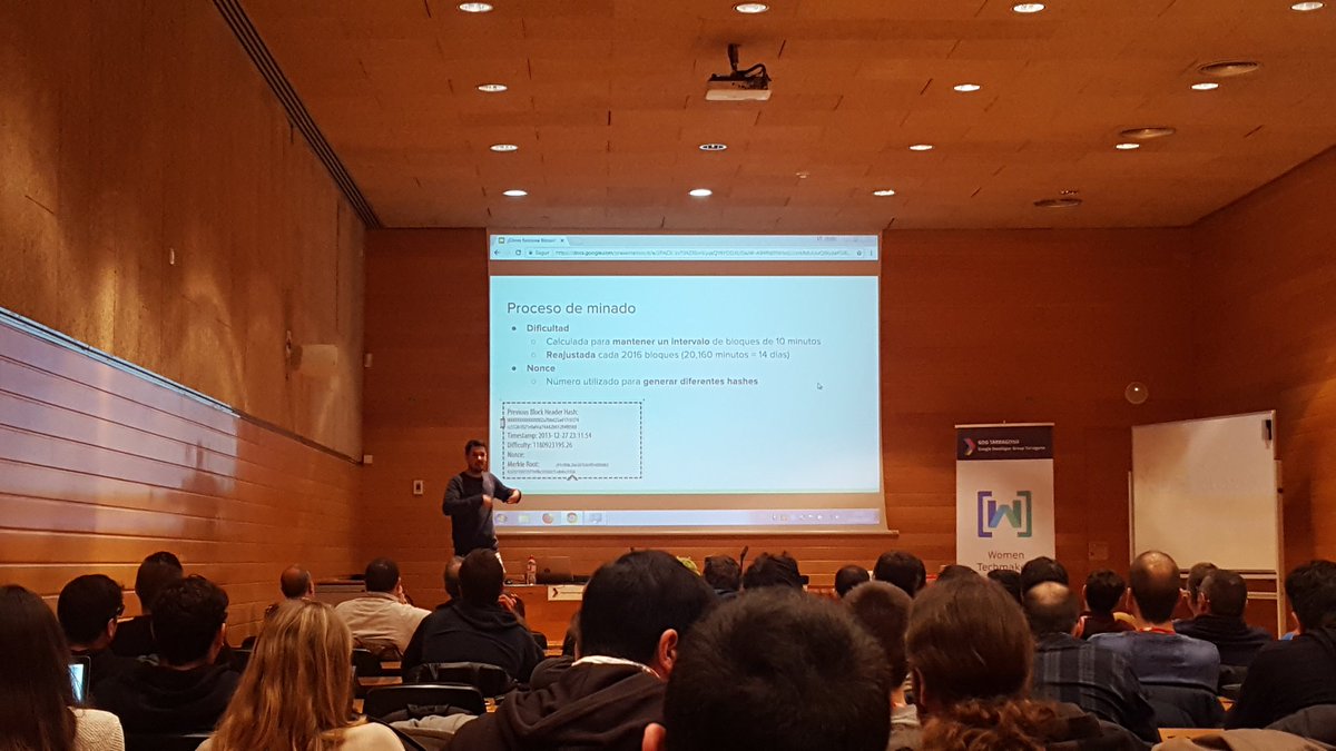 icynthia's tweet photo. Bitcoin por Adrián Moreno en #DevFestTarragona @GDGTarragona https://t.co/AOzkWYduhB