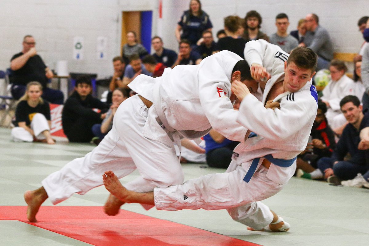BUCSsport's tweet photo. JUDO | is back at @ice_sheffield and it’s looking 😎 

Day 1️⃣ Individuals with 3️⃣7️⃣6️⃣ competitors vying to ippon their way to a medal 🥇🥋

#BUCSNationals https://t.co/QlJwv4tJpP