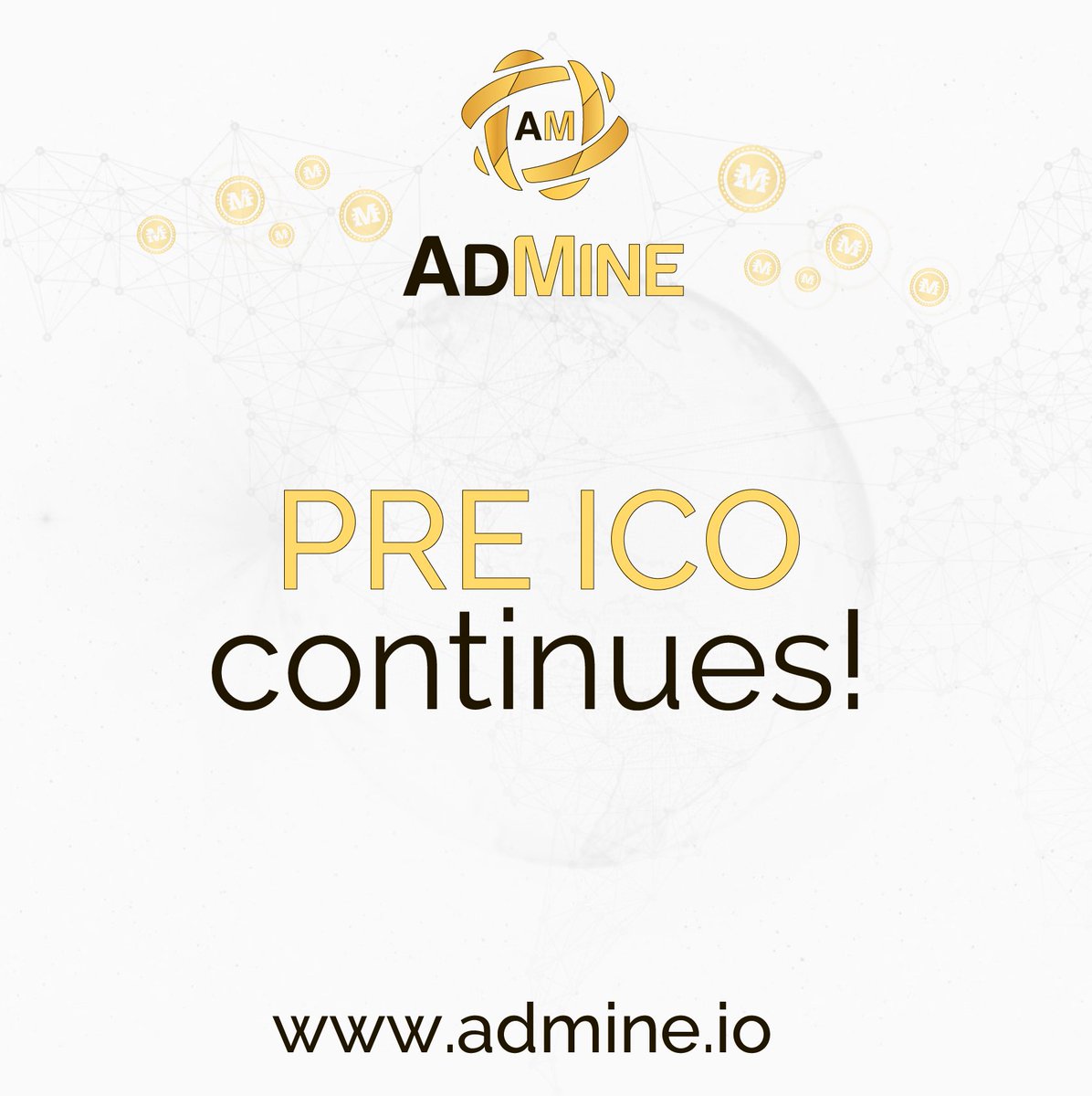 admine_io's tweet photo. ✅We would like to remind you that the PRE ICO of AdMine project is going on! Details: https://t.co/HGSjCa5Ou4 and https://t.co/Gt336LXqjf 

#ico #blockchain #bussines #admine https://t.co/Bgo4WwayUi