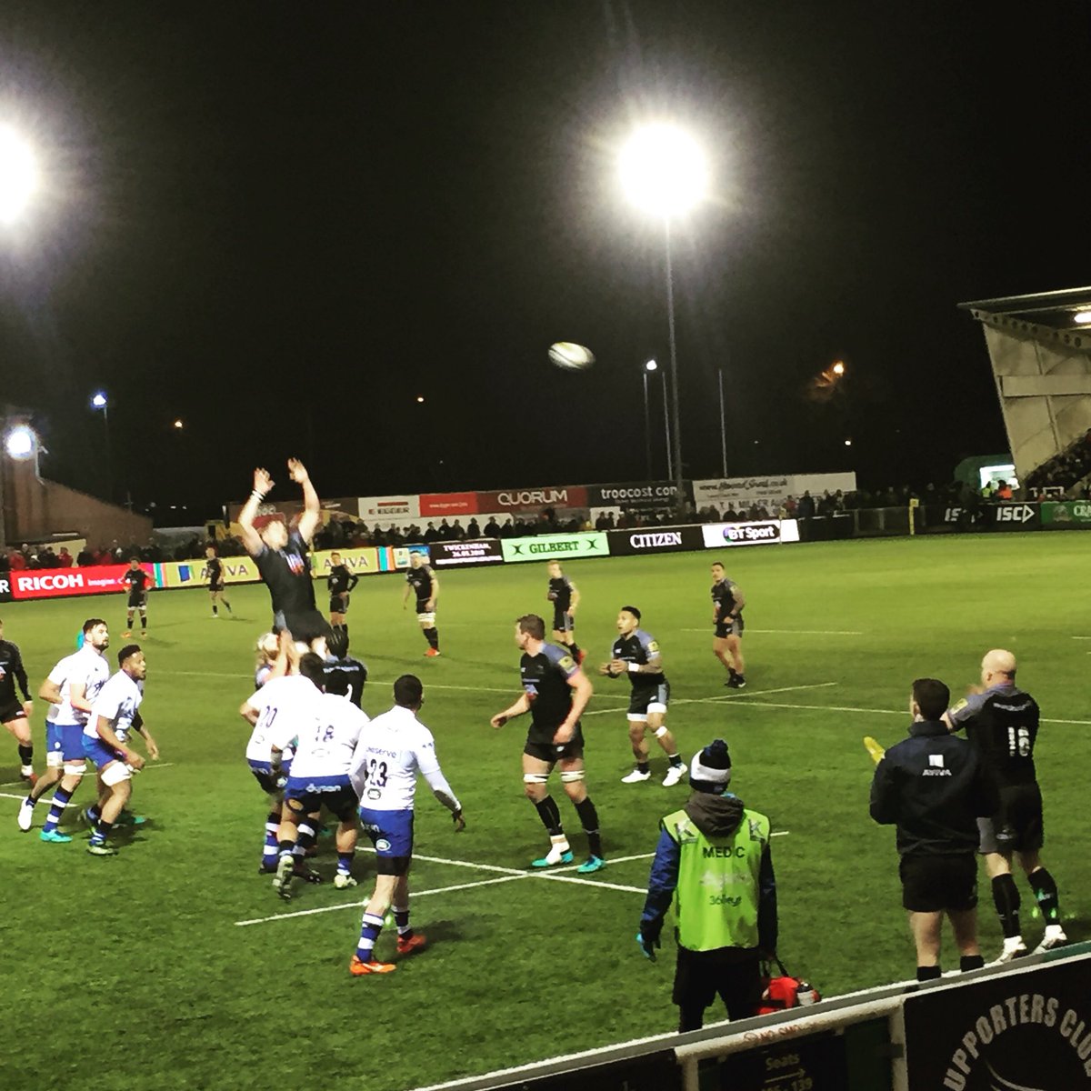 Proud to be supporting and working with the Newcastle falcons