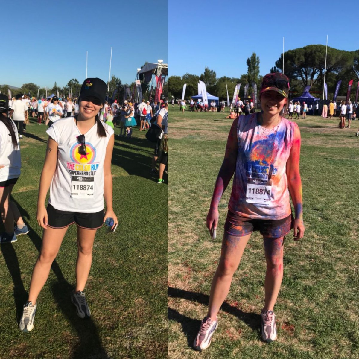 renesmal's tweet image. Thanks for an awesome day! #colorrun2018 @TheColorRunSA