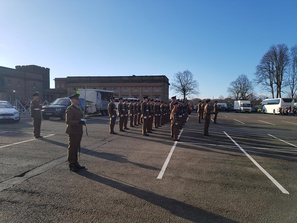 Army2MERCIAN's tweet photo. Almost ready for our Parade. #SmartAsCarrots https://t.co/hji5Rv1OiC