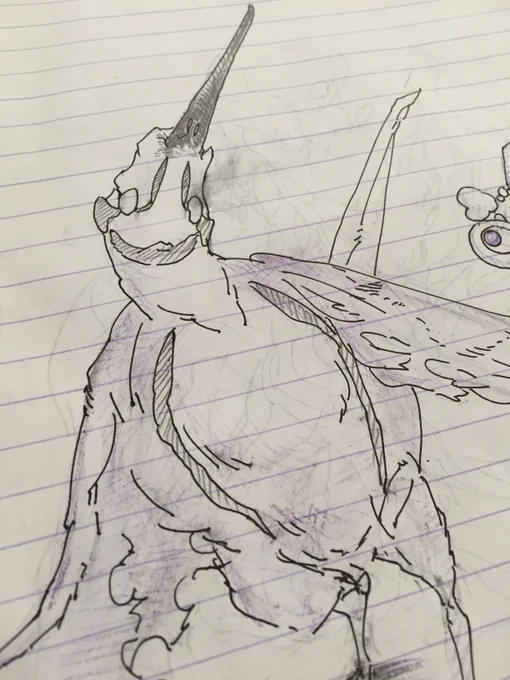 お題箱よりモンスター図鑑(90) ぶきみなセキレイモンスター図鑑(91) ルビーアイ 