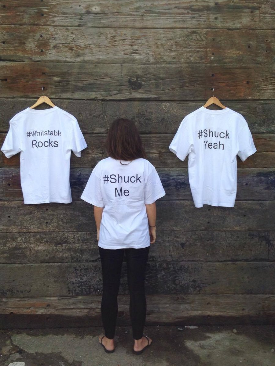 WhitstableRocks's tweet photo. #Shuckme Get yours now - email info@whitstable.rocks https://t.co/xwvxhYdzWx