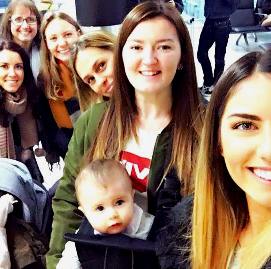 SaraMParmar's tweet photo. #Bridetobe, her 8 mo old daughter, 4 bridesmaids &amp; MoB all excited to be choosing a wedding dress in St Helier until #britishairways threw #baby distraught mum &amp; nanny off flight BA2772 just before take off! https://t.co/gP5Ne2z9Hm